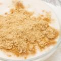 merenda con biscotti