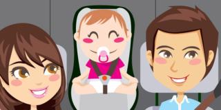 10 consigli alla guida quando in auto c’è un neonato