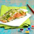 Salmone Norvegese in crosta di zucchine