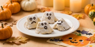 Biscotti fantasmini di Halloween