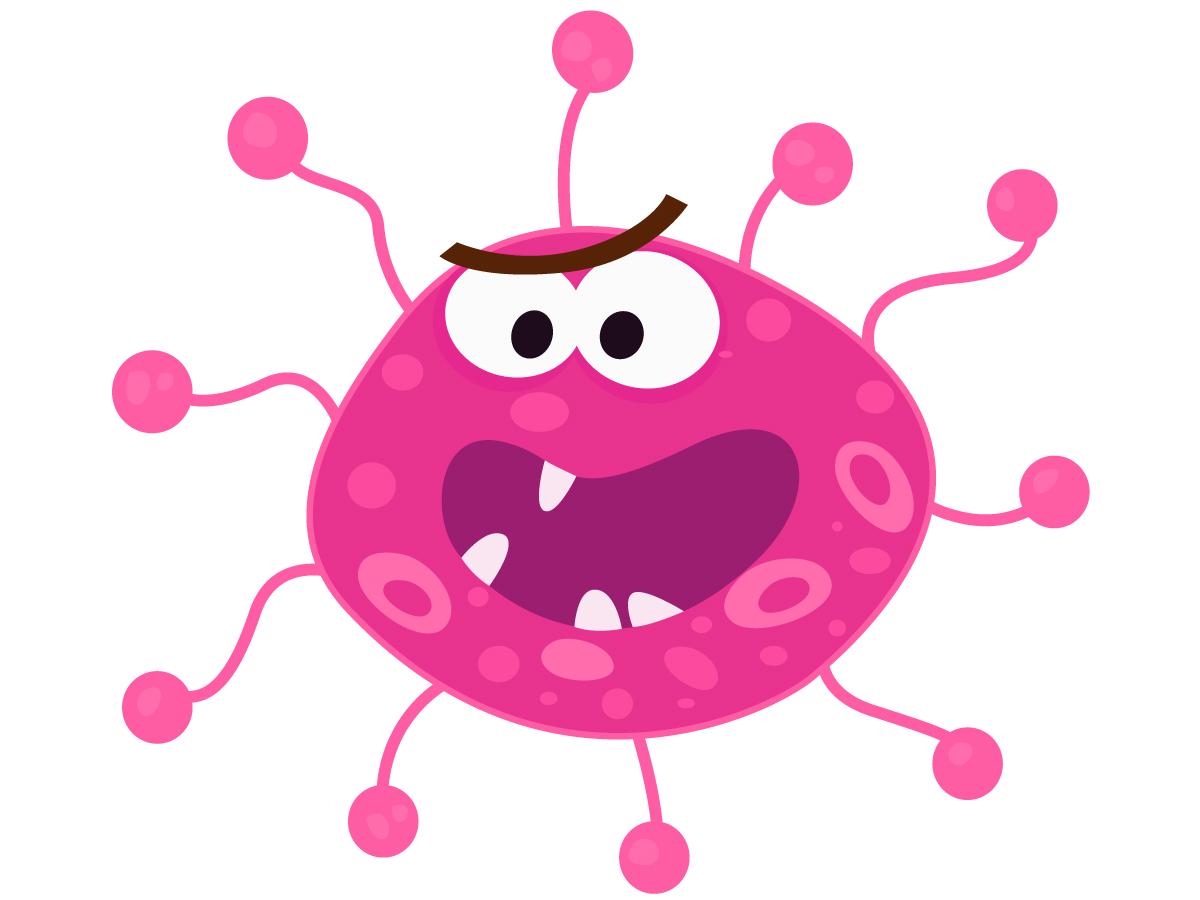 Картинка вируса для детей