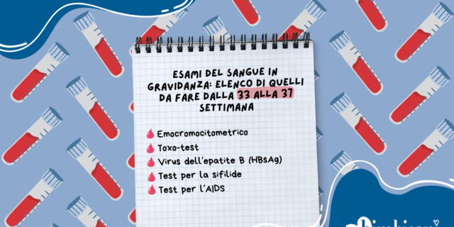 Gli esami del sangue in gravidanza: elenco di quelli da fare dalla 33 alla 37 settimana
