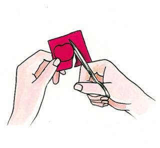 Disegno mele rosse cartoncino Disegno mele rosse cartoncino