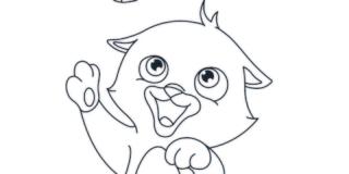 Gattino con farfallina