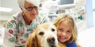 Cani in pediatria, un progetto di pet therapy