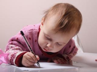 Scrittura: i bimbi conoscono i “segreti” già a 3 anni