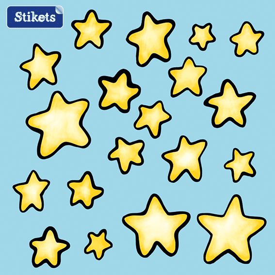 Adesivi murali Stelle, Stikets Adesivi murali Stelle, Stikets