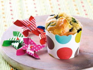 Muffin con Salmone Norvegese e spinaci