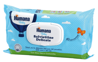 Salviettine delicate, Humana Baby