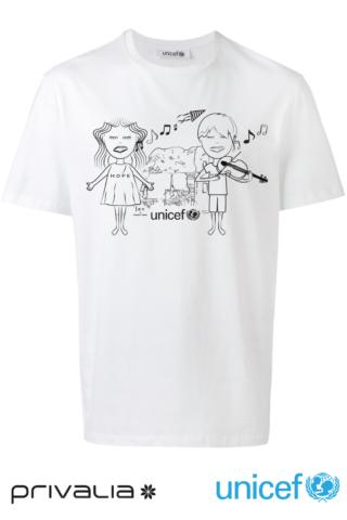 T-shirt Unicef di Versace, Privalia
