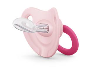 Multimedia_RGB_high_quality_jpg-PROD_NUK_Happy_Days_Pacifier_Ring_Silicone_6-18m_Pink_Front_Side_View