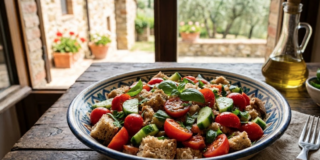 Panzanella leggera senza cipolla Panzanella leggera senza cipolla