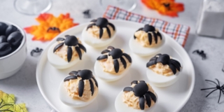Uova-ragnetto di Halloween Uova-ragnetto di Halloween