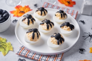 Uova-ragnetto di Halloween Uova-ragnetto di Halloween