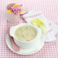 Crema di mais e tapioca al prosciutto