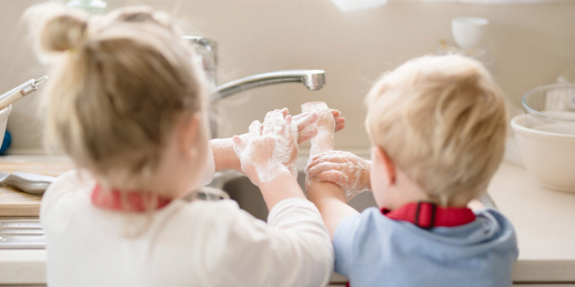 20 secondi per lavare bene le mani