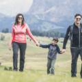 famiglia in vacanza al Cavallino Bianco Grand Hotel