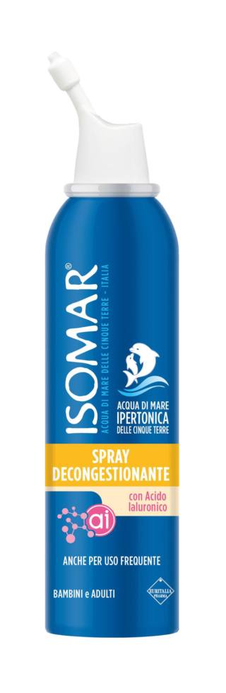 spray decongestionante con acido ialuronico di isomar con acqua di mare delle Cinque Terre