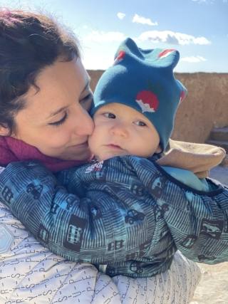 Silvia Federica Boldetti con Rafael