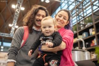 Silvia Federica Boldetti con Rafael e compagno