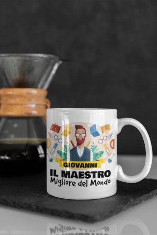 Tazza Maestro Personalizzabile con Nome maestro