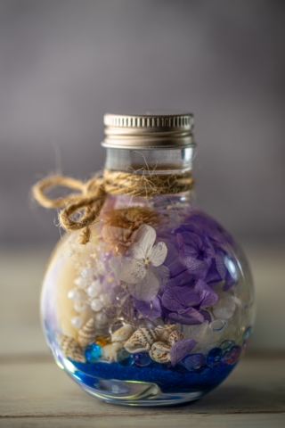 Lavoretti creativi bottiglia sabbia