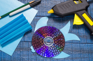 lavoretti creativi estate cd pesce