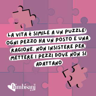 frasi motivazionali puzzle per bambini