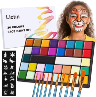 Lictin Truccabimbi Kit: con 36 colori per la pittura del viso. Prezzo: 22,95€ Lictin Truccabimbi Kit: con 36 colori per la pittura del viso. Prezzo: 22,95€
