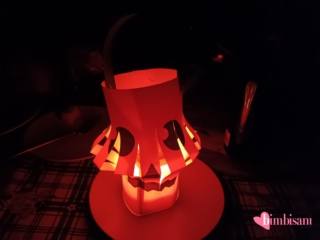 candela scheletro di halloween candela scheletro di halloween