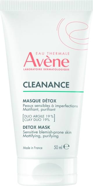 cleanance mascheradetox di Avène per esfoliare e per purificare.