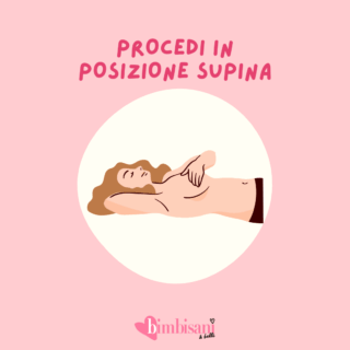 Step autopalpazione - posizione supina Step autopalpazione - posizione supina