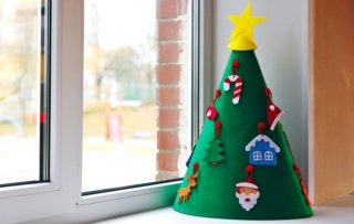 albero di feltro albero di feltro