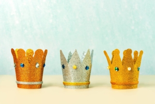 Three,Crowns,Of,The,Three,Wise,Men,With,Copy,Space Three,Crowns,Of,The,Three,Wise,Men,With,Copy,Space