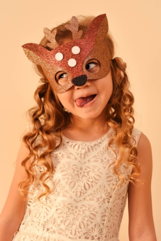 maschera da cerbiatto bambino maschera da cerbiatto bambino