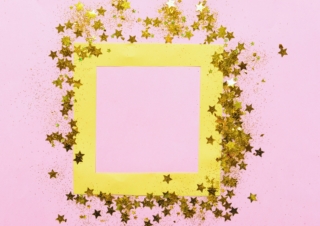 Cornice di coriandoli carnevale Cornice di coriandoli carnevale