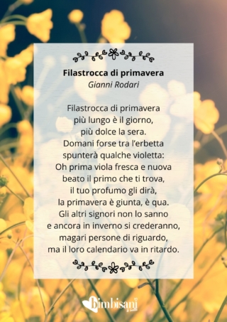 Filastrocca primavera