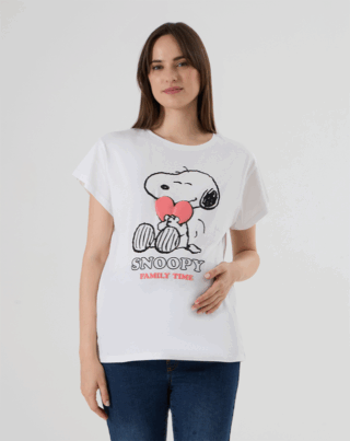 Prenatal T-shirt Snoopy premaman festa della mamma Prenatal T-shirt Snoopy premaman festa della mamma