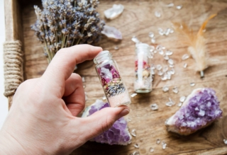 Woman,Hand,Holding,Homemade,Spell,Jar,Bottle,With,Good,Intentions Woman,Hand,Holding,Homemade,Spell,Jar,Bottle,With,Good,Intentions