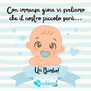 cartolina gender reveal bimbo