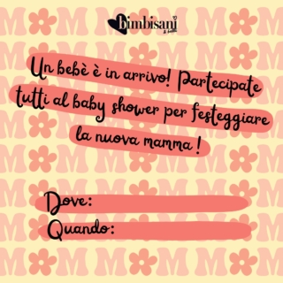 invito baby shower mom da stampare