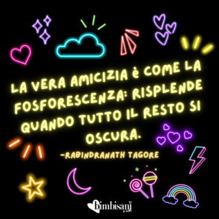 frasi amicizia fosforescenza