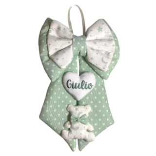 Fiocco nascita verde