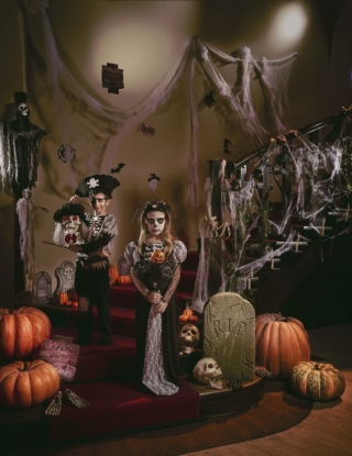 pirata e lady scheletra, Toys Halloween pirata e lady scheletra, Toys Halloween