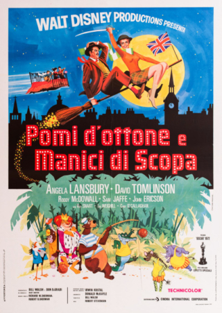 Pomi d'ottone e manici di scopa locandina Pomi d'ottone e manici di scopa locandina