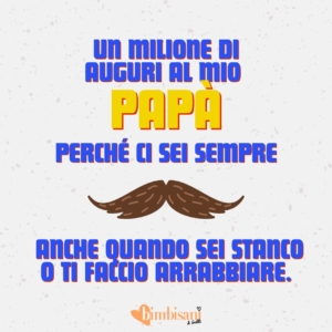 Frase auguri festa del papà baffi Frase auguri festa del papà baffi