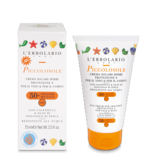 Crema Solare Bimbi SPF 50+ Piccolo Sole L’Erbolario Crema Solare Bimbi SPF 50+ Piccolo Sole L’Erbolario