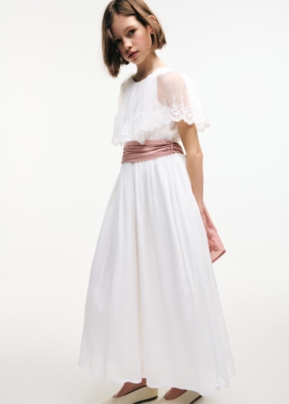 abiti-comunione-bambina-mango-fiocco-lino