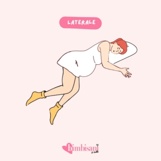 Posizione parto su un fianco