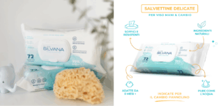 spugna e salviette per cambio